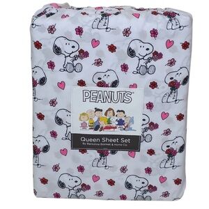 Peanuts Love Blooms Queen Sheet Set by Berkshire Blanket & Home Co.